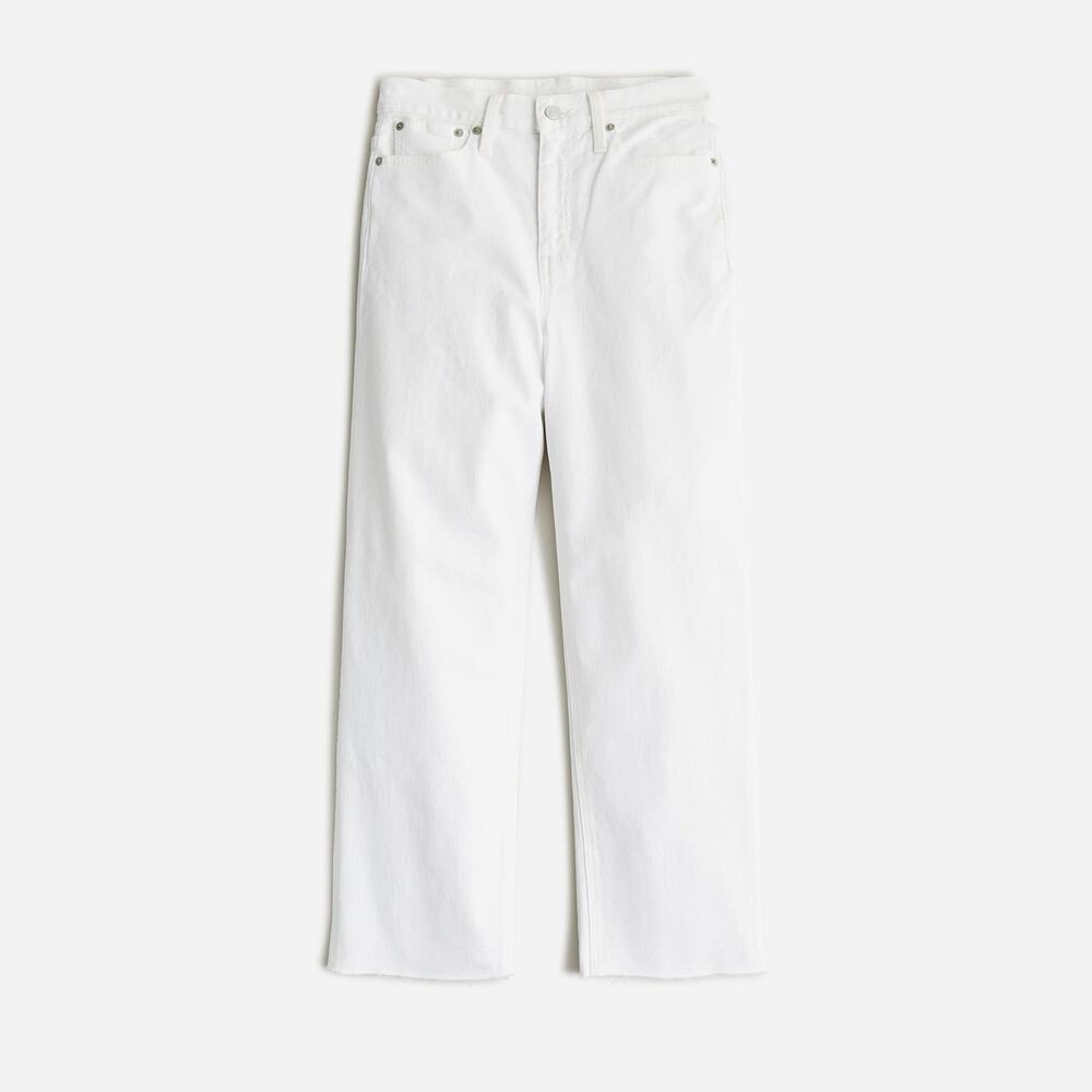 J.Crew 'Slim' White Wide Leg Denim Jean Size 25 - NWT